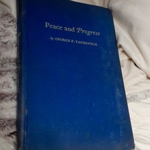 Vintage book Peace and Progress